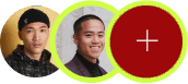 decorative user avatars